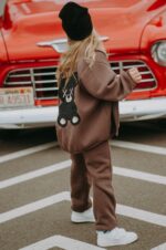 Bluza oversize rozpinana Mocha Teddy - obrazek 12