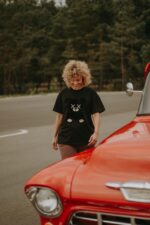 T-shirt oversize Mocha Teddy dla mamy i taty - obrazek 3