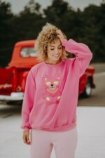 Bluza oversize Chloe Teddy dla mamy i taty - obrazek 2