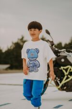 T-shirt oversize Blue Teddy - obrazek 2