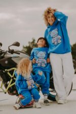 Bluza oversize Blue Teddy dla mamy i taty - Image 5