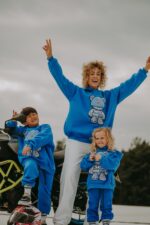 Bluza oversize Blue Teddy dla mamy i taty - Image 7