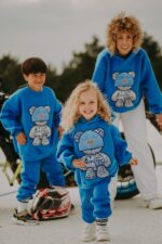 Bluza oversize Blue Teddy dla mamy i taty - Image 8
