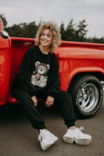 Bluza oversize Bloom Teddy dla mamy i taty - Image 2