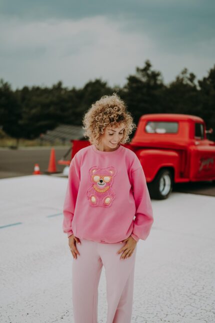 Bluza oversize Chloe Teddy dla mamy i taty