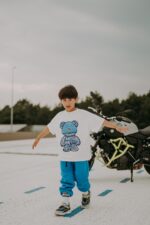 T-shirt oversize Blue Teddy - obrazek 4
