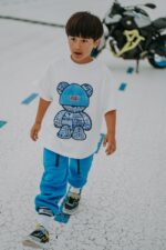 Spodnie dresowe Blue Teddy - Image 3