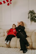 Bluza oversize Black Teddy dla mamy i taty - obrazek 7