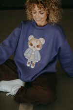 Bluza oversize Nell Teddy dla mamy i taty - Image 11