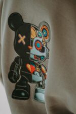 Bluza oversize rozpinana Robot Teddy dla mamy i taty - Image 7