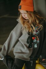 Bluza oversize Duo Robot Teddy