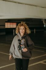 Bluza oversize Duo Robot Teddy dla mamy i taty - obrazek 9