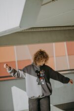 Bluza oversize Duo Robot Teddy dla mamy i taty - obrazek 10