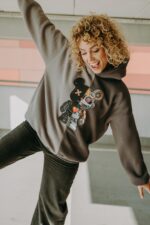 Bluza oversize Duo Robot Teddy dla mamy i taty - obrazek 2