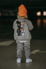 Bluza oversize rozpinana Robot Teddy - obrazek 3