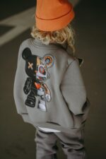 Bluza oversize rozpinana Robot Teddy - obrazek 5