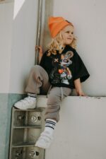 T-shirt oversize  Black Robot Teddy - Image 10