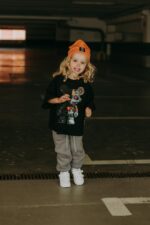 T-shirt oversize  Black Robot Teddy - Image 4