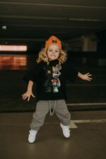 T-shirt oversize  Black Robot Teddy - Image 7