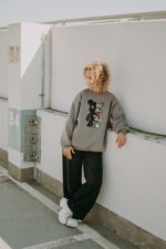 Bluza oversize Robot Teddy dla mamy i taty - Image 4