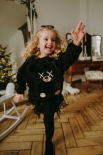 Bluza oversize Black Teddy - obrazek 2