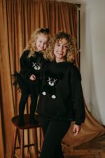 Bluza oversize Black Teddy - obrazek 9