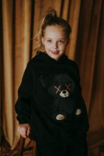 Bluza oversize Black Teddy - obrazek 2