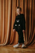 Bluza oversize Black Teddy - obrazek 5