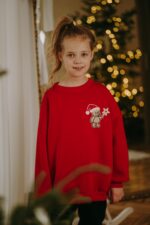 Bluza oversize Santa Teddy - Image 2