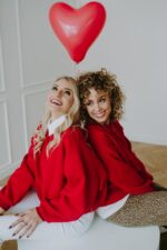 Bluza basic oversize klasyczna czerwona - obrazek 9