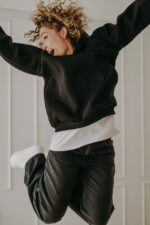 Bluza basic oversize klasyczna czarna