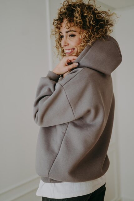 Bluza basic oversize klasyczna ołówek