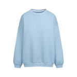 Bluza basic niebieska bez kaptura