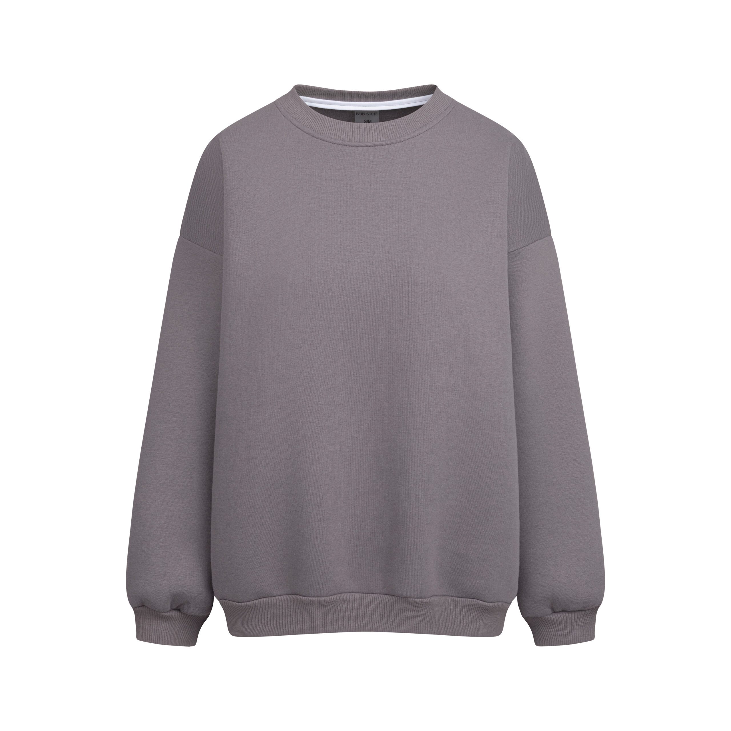 05 Bluza basic gray bez kaptura - obrazek 1
