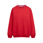 Bluza basic czerwona bez kaptura