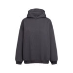 Bluza basic szara z kapturem