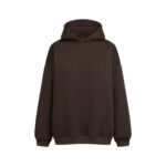 Bluza basic czekoladowa z kapturem