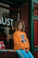 Bluza oversize Aperol Teddy dla mamy i taty - obrazek 7