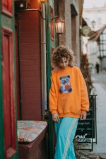 Bluza oversize Aperol Teddy dla mamy i taty - obrazek 11