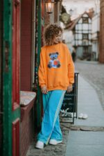 Bluza oversize Aperol Teddy dla mamy i taty - obrazek 2