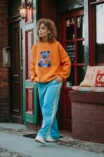 Bluza oversize Aperol Teddy dla mamy i taty - obrazek 10