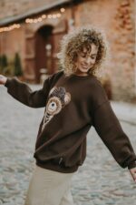 Bluza oversize Pantera Teddy dla mamy i taty - obrazek 9