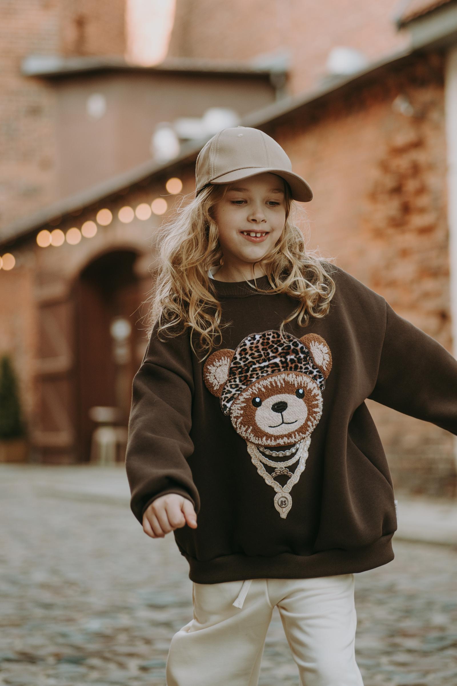 braz_063 (Copy) Bluza oversize Pantera Teddy - obrazek 1