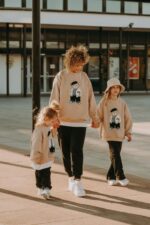 Bluza oversize Louis Teddy dla mamy i taty - obrazek 5