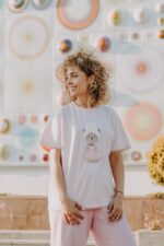 T-shirt oversize Sophie Teddy dla mamy i taty - obrazek 6