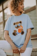 T-shirt oversize Aperol Teddy dla mamy i taty