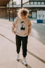 Bluza oversize Louis Teddy dla mamy i taty - obrazek 6