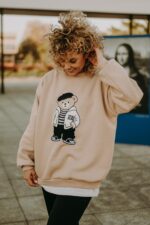 Bluza oversize Louis Teddy dla mamy i taty