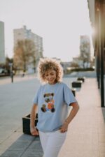 T-shirt oversize Aperol Teddy dla mamy i taty - obrazek 5