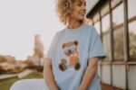 T-shirt oversize Aperol Teddy dla mamy i taty - obrazek 7